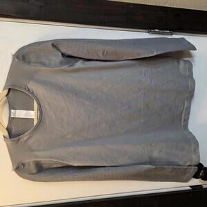 Fabletics Sync Long Sleeve II Women's Activewear Top Grey- XL NWT